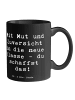 Mr. & Mrs. Panda Kaffeebecher Spruch Erster Schultag Mut und Zuv... in Schwarz