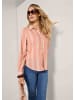 MADELEINE Streifenbluse in puderrosé / apricot / multicolor