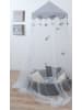 AMANKA Moskitonetz mit Sternen L 65x250x1350cm weiss