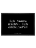 Mr. & Mrs. Panda Fußmatte Ich tanze nicht! Ich... mit Spruch in Schwarz