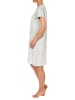 NORMANN Nachthemd kurzarm print - 45225 in grau