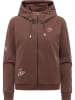 ragwear Sweatjacke Parya Embro in Dark Choco