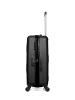 WAVE PARIS Mittelgroßer Hartschalenkoffer AMAZONE in Schwarz (64L)