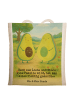 Mr. & Mrs. Panda Büchertasche Avocado Pärchen Design mit Spruch in Weiß