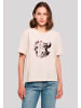F4NT4STIC Tee Niedliches Goth Skelett Herz Seifenblasen in pink