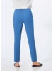 GOLDNER Schlupfhose LOUISA mit Steppnähten in blau