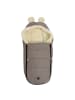 Kaiser Naturfellprodukte Babyschalenfußsack Hoody Maus Wool pepper brown