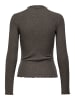 ONLY Langarmshirt EMMA in Braun
