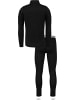 Normani Outdoor Sports Herren Merino Langarmshirt und Hose Canberra/Sydney in Schwarz