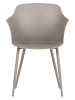 ebuy24 Camilla Gartenstuhl grau. Grau 2er Set
