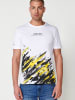 KOROSHI Kurzarm-t-shirt. in weiß