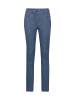 GOLDNER Jeanshose Lange Freizeithose BELLA mit Formbund in hellblau