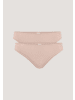Hessnatur Slip Regular Cut 2er-Set in cremerosa