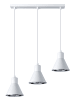 Nice Lamps Hängeleuchte MARTINA 3 Weiß [ES111] (L)45cm (B)14cm (H)120cm