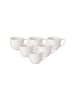 Villeroy & Boch 6er Set Mokka- / Espressotassen Afina 50 ml in weiß