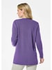 GOLDNER Langarm Feinstrick-Cardigan in lila