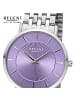 Regent Analog-Armbanduhr Regent Metallarmband silber mittel (ca. 32mm)