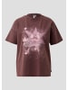 QS T-Shirt in 49D1_bordeaux