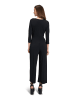CARTOON Jumpsuit mit weitem Bein in Schwarz