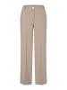 More & More trendige Hose, Galon-Streifen in beige