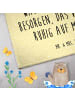 Mr. & Mrs. Panda Frottiertuch Quokka Happy mit Spruch in Gelb Pastell