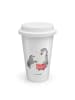 Mr. & Mrs. Panda To Go Becher Pinguin mit Kind ohne Spruch in Weiß