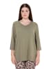 Ulla Popken Shirt in stein grau