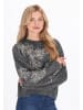 usha FESTIVAL Women Sweater in dark grey melange