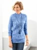 Sieh an! Pullover in blau-meliert