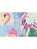 Tischsetmacher.de Schreibtischunterlage "Flamingo" in Bunt (L)60 x (B)40