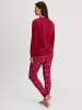 Calida Pyjama in deep red