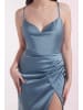 LAONA Kleid Satin Charming Dress in Teal Green