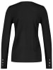 Gerry Weber Pullover Langarm Rundhals in Schwarz