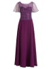 Vera Mont Abendkleid mit Stickerei in Real Purple