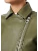 Marc O'Polo Biker-Lederjacke regular in dried rosemary