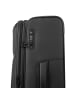Pack Easy GoOn 4 Rollen Trolley M 67 cm mit Dehnfalte schwarz