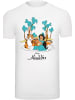 F4NT4STIC T-Shirt Disney Aladdin Jasmine Abu Rajah Beach in weiß
