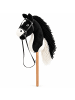 Steckenpferd in Schwarz
