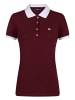 JIMMY SANDERS Polo Shirt Kurz Arm in Bordeaux