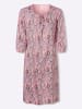 Sieh an! A-Linien-Kleid in rosé-pink-bedruckt