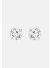 Ethische Diamanten Ohrringe aus 375 Weißgold mit Lab Grown Diamant