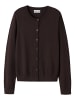 name it Strickjacke NKFVALANE LS KNIT CARD in chocolate plum