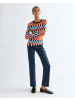 Wrangler Pullover Knit Crew in Starting Line Check