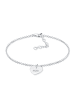 Elli Armband 925 Sterling Silber Herz, Mum-Schriftzug in Silber