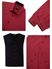 Rusty Neal Hemd mit Weste 2er Set in Bordo