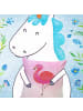 Mr. & Mrs. Panda Deko Kissen Flamingo Classic ohne Spruch in Aquarell Pink