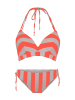 Linga Dore Linga Dore Triangle padded bikiniset in Streiffen