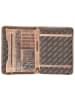Greenburry Vintage Ringmappe Leder 26 cm in braun
