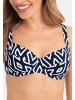 Anita Bikini-Top Tribal Monotones in Dunkelblau
