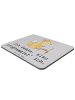 Mr. & Mrs. Panda Mousepad Denker Softwareentwickler mit Spruch in Grau Pastell